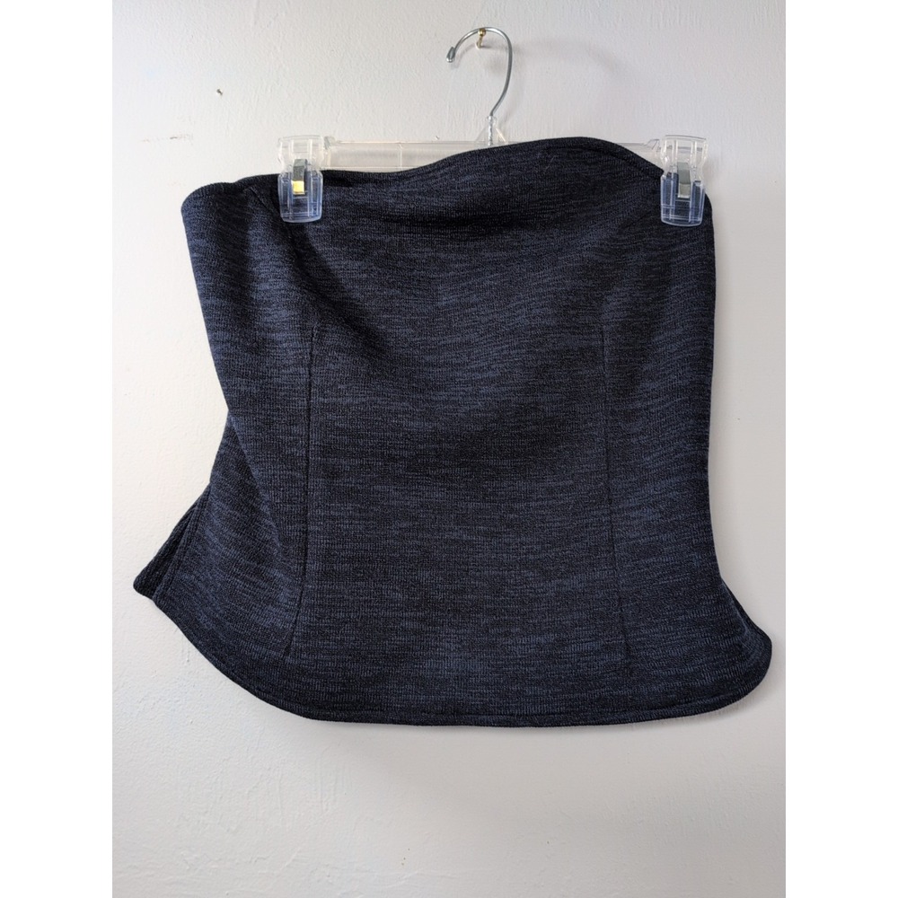 Moon River Anthropologie ,‎ Blue Strapless Knit Top, Size L NWT